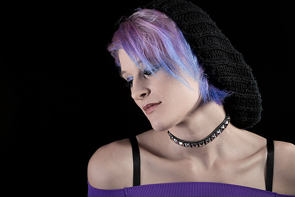 Portrait photography by Alf Myers - Cool Emo/Punk deep in thought