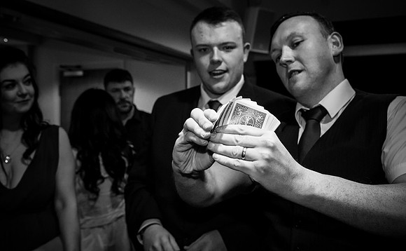 A wedding card trick