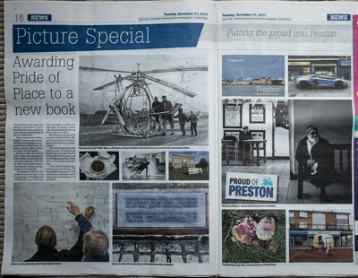 News article describing the Pride of Place - Preston Project and Book Launch