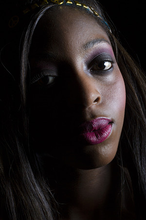 Portrait photography by Alf Myers - Beautiful woman by window.